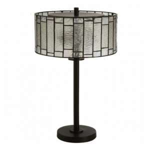 Waldron Deco Table Lamp In Bronze Tone - UK