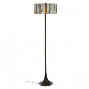 Waldron Jewel Floor Lamp In Bronze Tone - UK