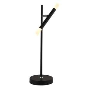 Wands LED 1 Light Table Lamp In Matt Black - UK