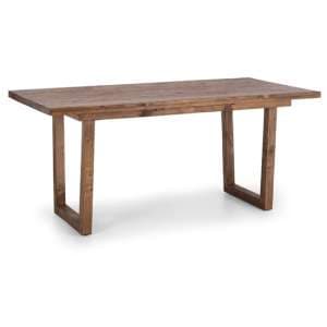 Warsaw Reclaimed Pine Wood Dining Table In Rustic Pine - UK