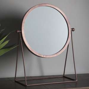 Weber Dressing Mirror In Bronze Frame - UK