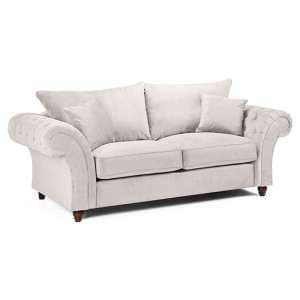 Winston Fabric 3 Seater Sofa In Stone - UK