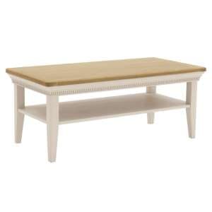 Winches Rectangular Wooden Coffee Table In Silver Birch