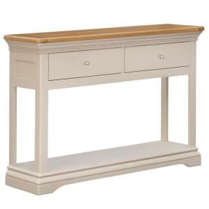 Winches Wooden Console Table In Silver Birch - UK