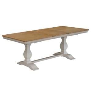Winches Wooden Extending Dining Table In Silver Birch