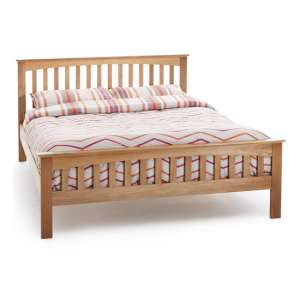 Windsor Wooden Double Bed In Oak - UK