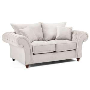 Winston Fabric 2 Seater Sofa In Stone - UK