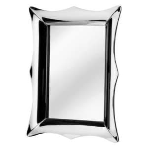 Witoka Contemporary Wall Mirror With Curved Reflective Frame - UK