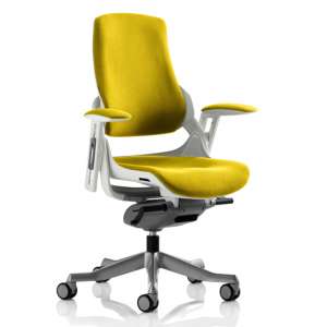 Zure Executive Office Chair In Senna Yellow - UK