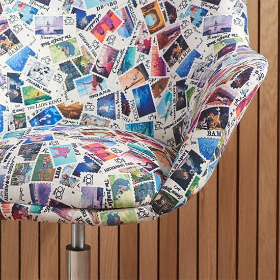 100 Years Of Disney Childrens Egg Swivel Chair In Multi-Colour_3