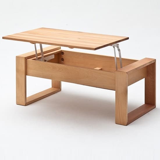 Victor Coffee Table In Core Beech With Lift Function_3
