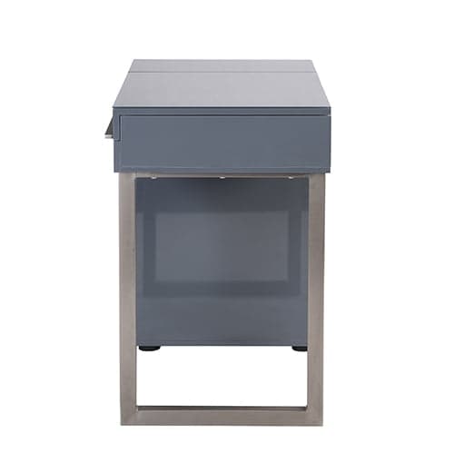 Carter High Gloss Dressing Table With Mirror In Grey_5