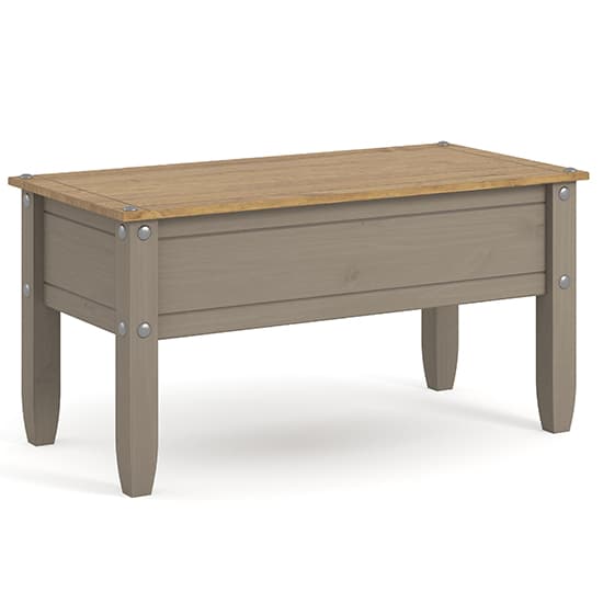 Consett Wooden Coffee Table In Grey Washed Wax Finish_3