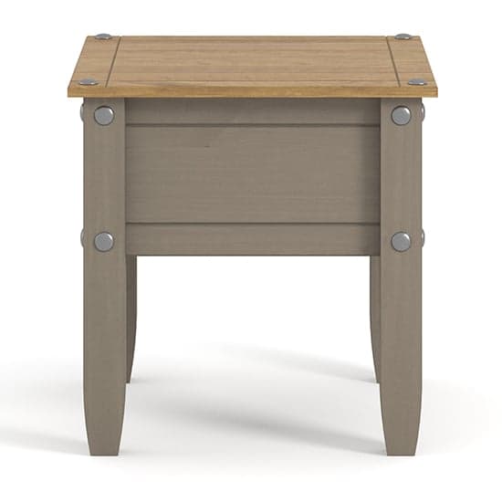 Consett Wooden Lamp Table In Grey Washed Wax Finish_2