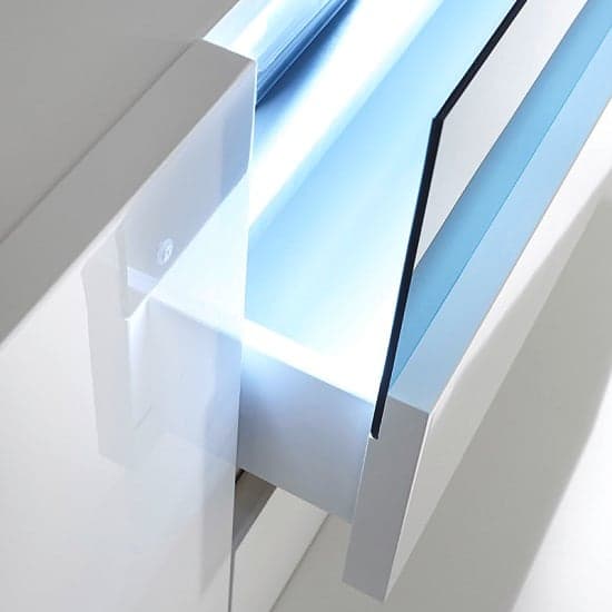 Genie Sideboard In High Gloss White With LED Lighting_4