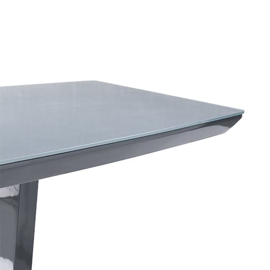 Ilko High Gloss Bar Table Rectangular Glass Top In Grey_6