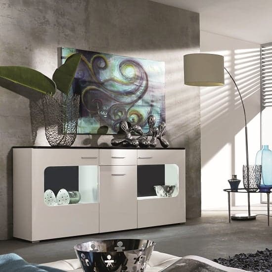 Foster Sideboard In High Gloss Fronts And LED lighting_1