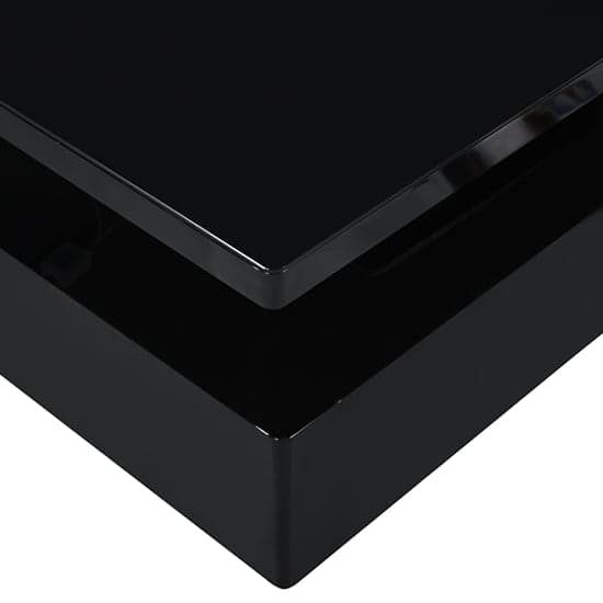 Quinton Glass Top High Gloss Coffee Table In Black With LED_10