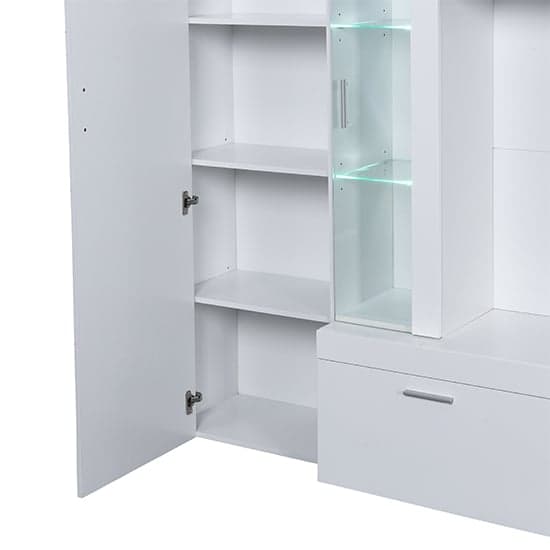 Roma Entertainment Unit White With High Gloss Fronts And LED_14