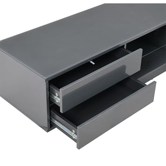 Sienna High Gloss TV Stand In Grey With Multi LED Lighting_5