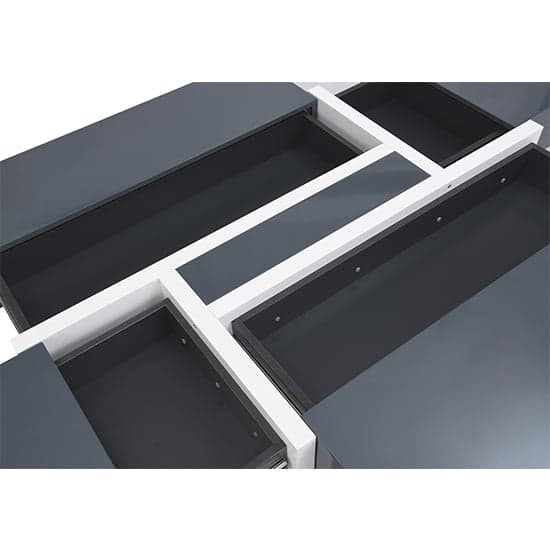 Storm High Gloss Storage Coffee Table In Grey And White_11