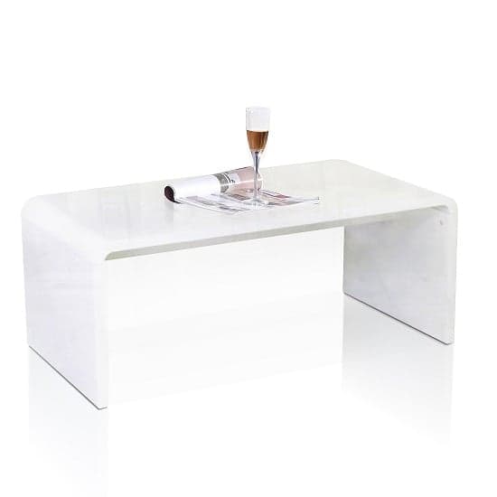 Toscana Coffee Table Rectangular In White High Gloss_2
