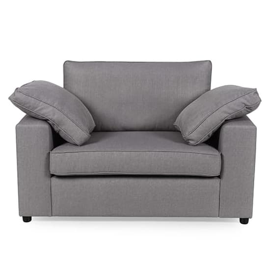 Aarna Fabric 1 Seater Sofa In Silver_3