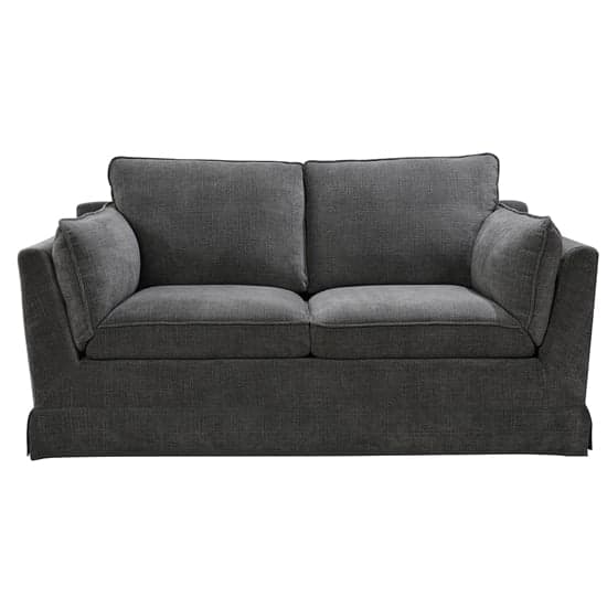 Aarna Fabric 2 Seater Sofa In Charcoal_2