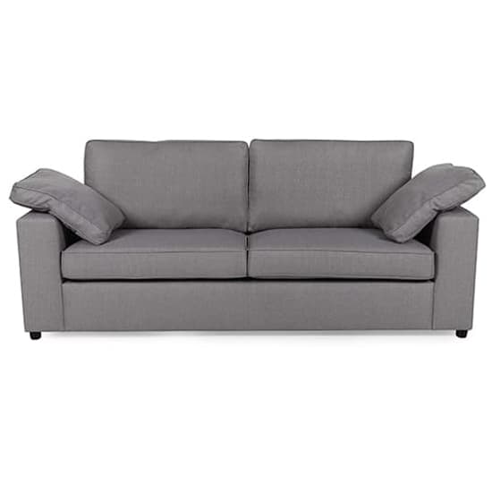 Aarna Fabric 3 Seater Sofa In Silver_2