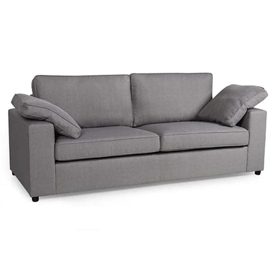 Aarna Fabric 3 Seater Sofa In Silver_1