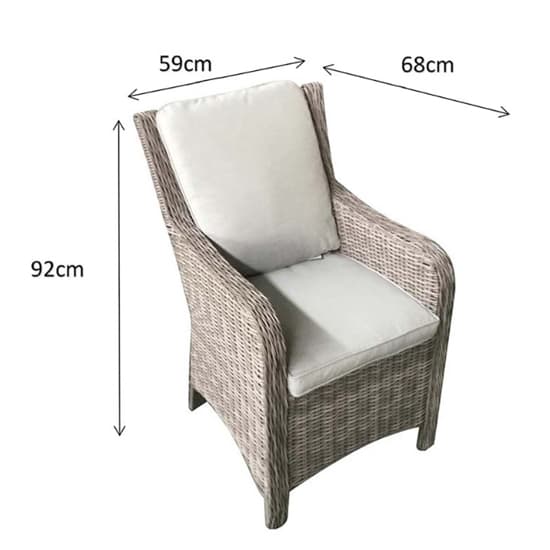Abobo High Back Fine Grey Fabric Dining Chair In Pair_3