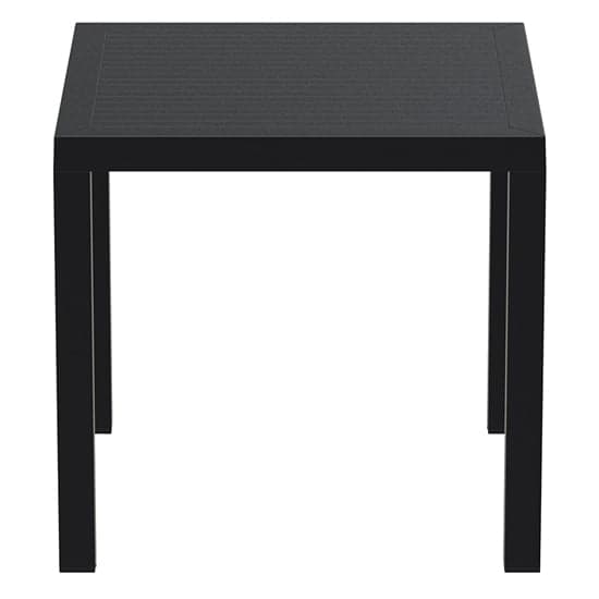 Aboyne Outdoor Square 80cm Dining Table In Black_2