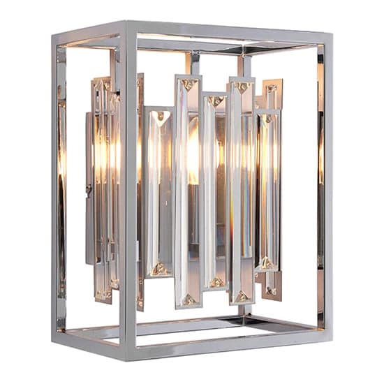 Acadia Crystal Details Decorative Wall Light In Chrome_2