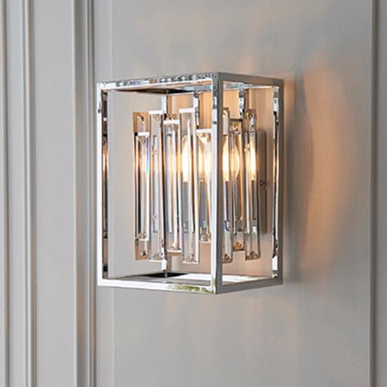 Acadia Crystal Details Decorative Wall Light In Chrome_1