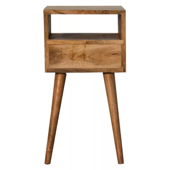 Acadia Wooden Petite Bedside Cabinet In Oak Ish And Pink_5