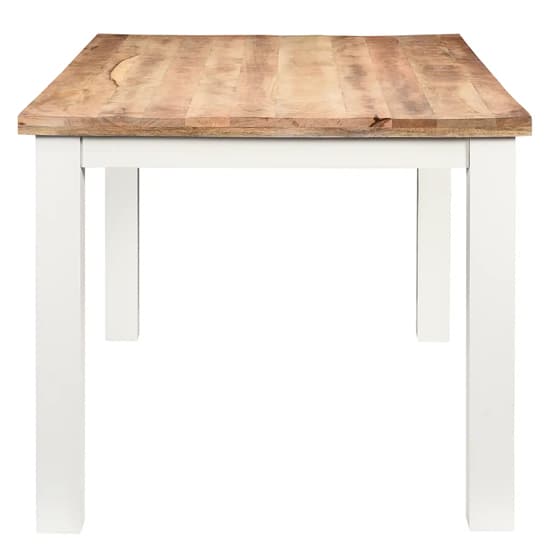 Accra Solid Mango Wood Dining Table In Oak_4