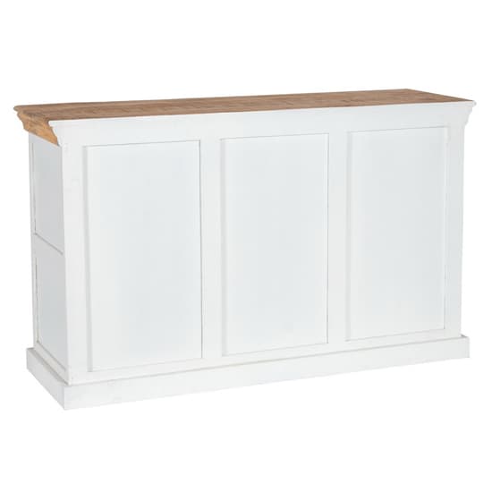 Accra Solid Mango Wood Sideboard With 3 Doors 3 Drawers In Oak_5
