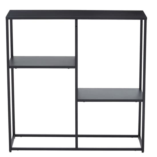 Acre Metal Shelving Unit With Open Shelves In Black_5