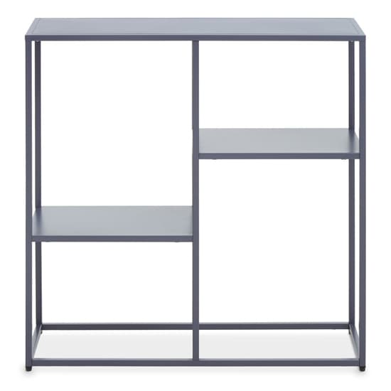 Acre Metal Shelving Unit With Open Shelves In Grey_3
