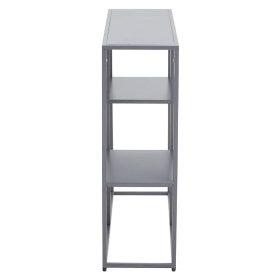 Acre Metal Shelving Unit With Open Shelves In Grey_4