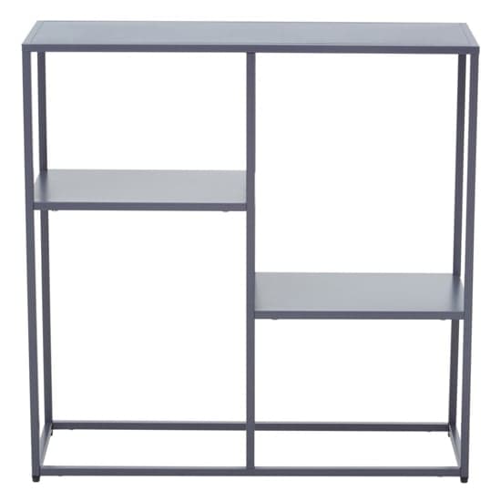 Acre Metal Shelving Unit With Open Shelves In Grey_5