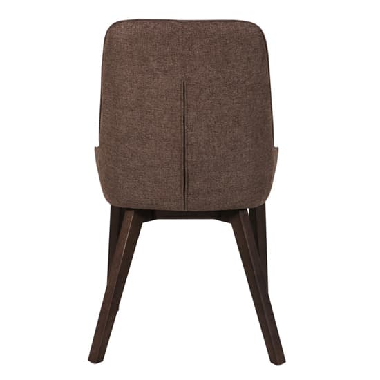 Acton Brown Fabric Dining Chairs In Pair_4