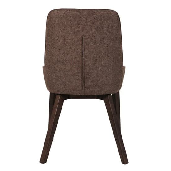Acton Fabric Dining Chair In Brown_3