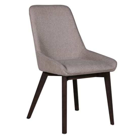 Acton Latte Fabric Dining Chairs In Pair_2