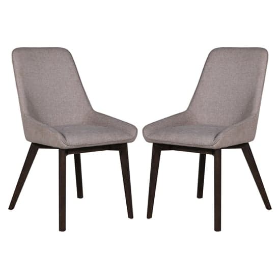 Acton Latte Fabric Dining Chairs In Pair_1