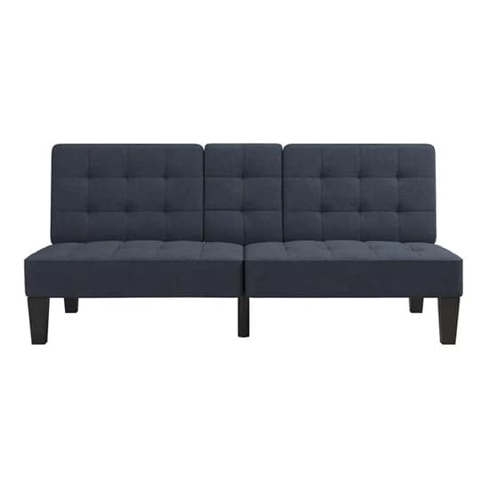 Adel Convertible Futon Linen Fabric Sofa Bed In Blue_4