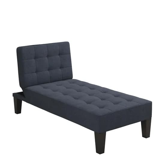 Adel Linen Fabric Lounge Chaise Chair In Blue_4
