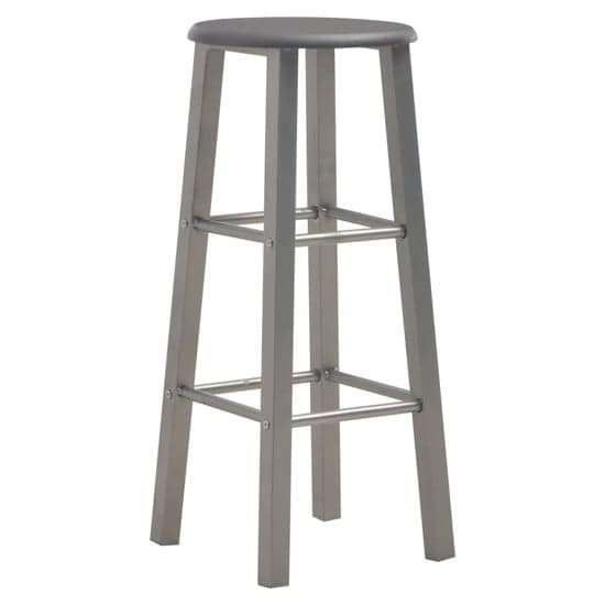 Adelia Wooden Bar Table With 2 Bar Stools In Anthracite Grey_3