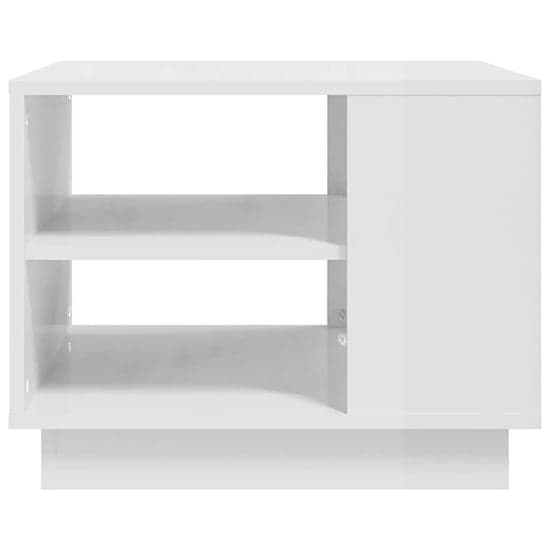 Adolfo High Gloss Coffee Table With Undershelf In White_3