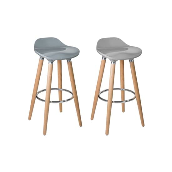 Adoni Bar Stool In Natural Beech Wooden Legs In Grey Frame_2